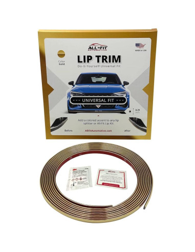 Moldura Universal All-Fit Automotive 10 pies Dorado