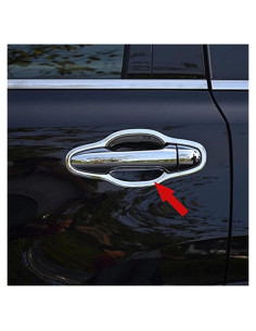 Cubiertas de Mango de Puerta Cromadas Beautost para Toyota Highlander 2014-2019