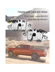 Cerradura de Puerta Trasera TADYAO para Toyota Tacoma 2004-2015 2