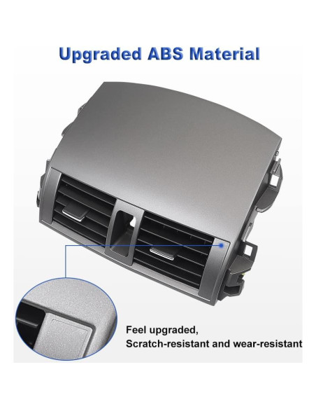 Panel de Ventilación A/C JDMON para Toyota Corolla 2008-2013