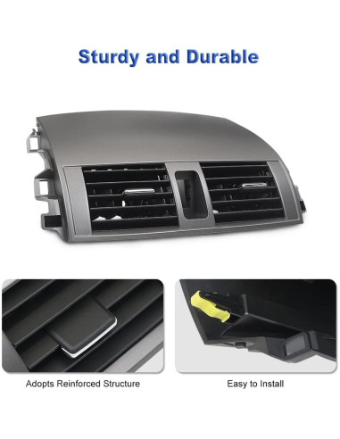 Panel de Ventilación A/C JDMON para Toyota Corolla 2008-2013