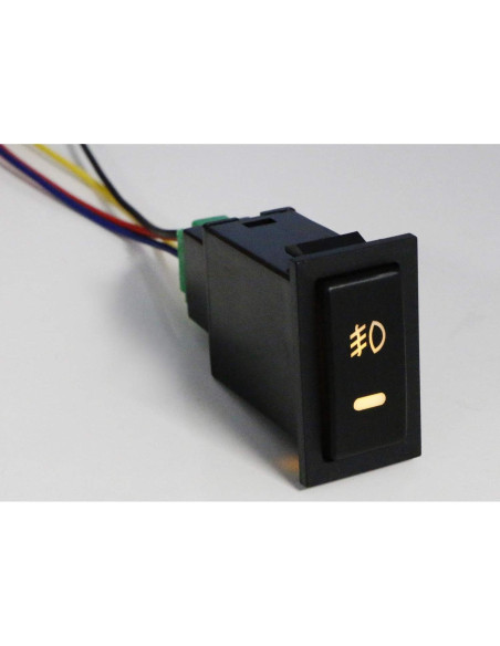 Interruptor Botón 4 Polos 12V iJDMTOY para Toyota