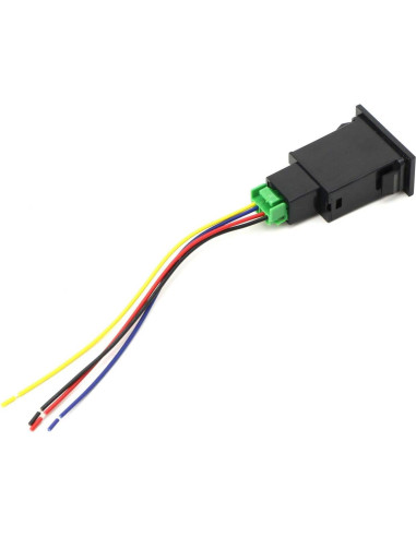 Interruptor Botón 4 Polos 12V iJDMTOY para Toyota