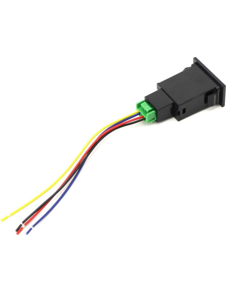 Interruptor Botón 4 Polos 12V iJDMTOY para Toyota