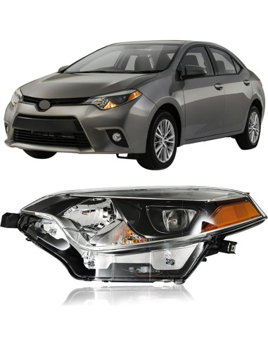 Faro Delantero Izquierdo Toyota Corolla 2014-2016 Silscvtt