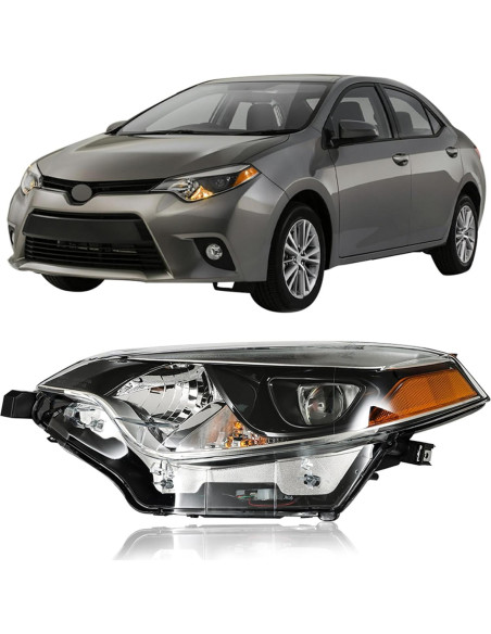 Faro Delantero Izquierdo Toyota Corolla 2014-2016 Silscvtt