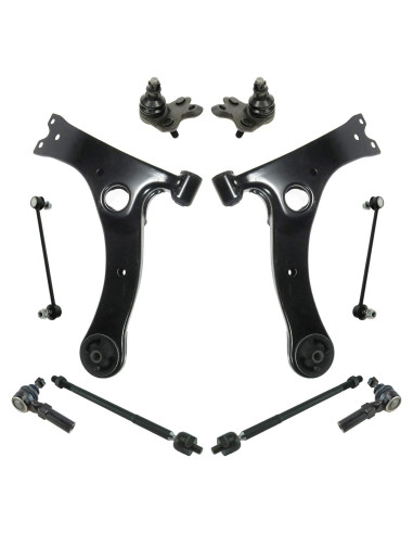Kit de Dirección y Suspensión Delantera TRQ 10 Piezas Toyota