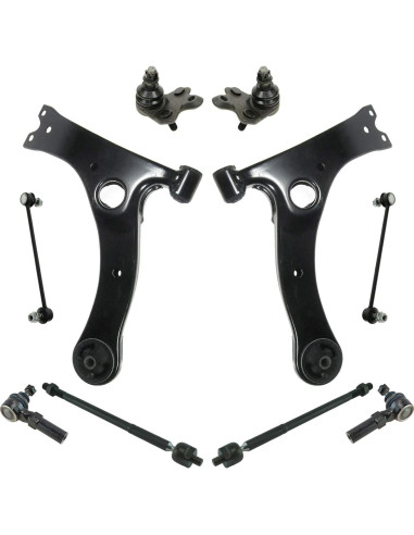 Kit de Dirección y Suspensión Delantera TRQ 10 Piezas Toyota