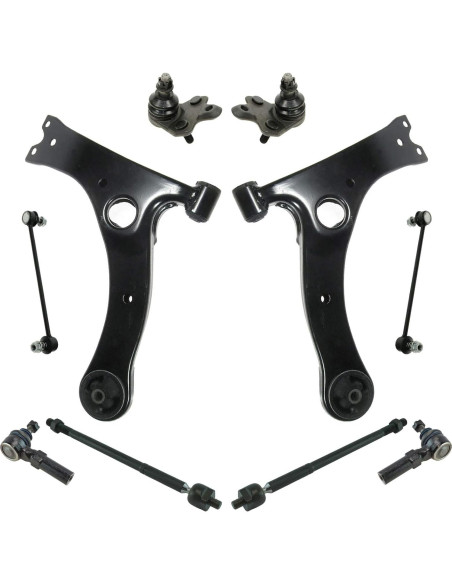 Kit de Dirección y Suspensión Delantera TRQ 10 Piezas Toyota