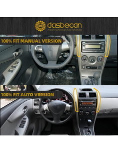 Tira Recubrimiento Tablero Central Toyota Corolla 2009-2013 2