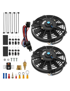 Ventilador de Radiador Eléctrico Auto Dynasty 9" con Termostato