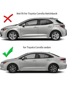 Cubierta Lateral Trasera Toyota Corolla 2020-2024 Fibra Carbono 2