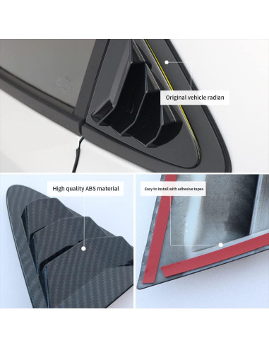 Cubierta Lateral Trasera Toyota Corolla 2020-2024 Fibra Carbono