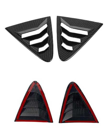 Cubierta Lateral Trasera Toyota Corolla 2020-2024 Fibra Carbono