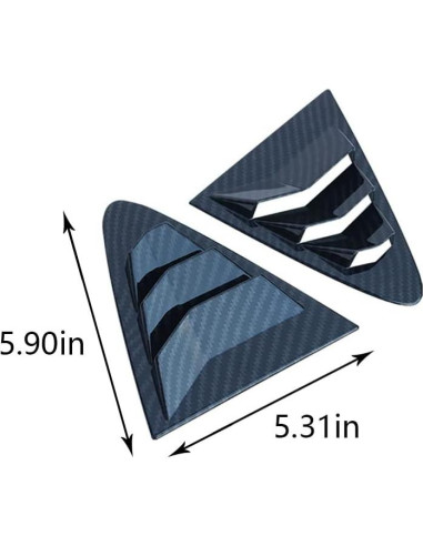 Cubierta Lateral Trasera Toyota Corolla 2020-2024 Fibra Carbono