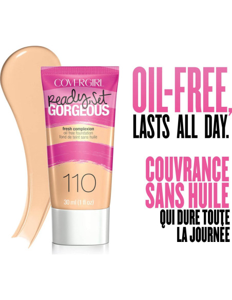 Base Líquida COVERGIRL Ready Set Gorgeous 28.35 g Tono Natural Cremoso