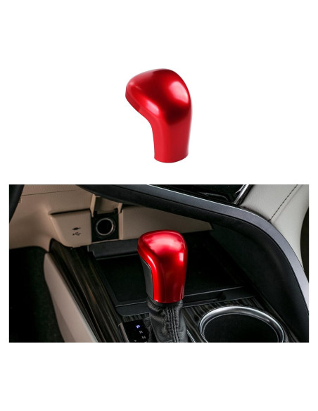 Cubierta de Perilla de Cambio CKE para Toyota Camry y Corolla - Rojo