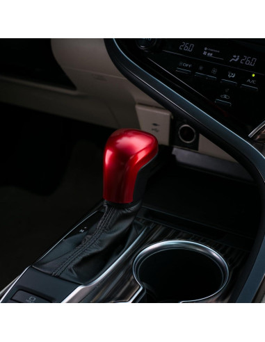 Cubierta de Perilla de Cambio CKE para Toyota Camry y Corolla - Rojo