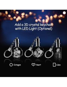 Foto de cristal 3D personalizada PD 3DPIXDANCE 7.49x8.99 cm 2