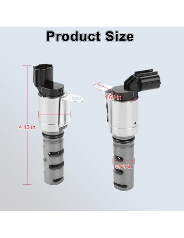 2 Pcs Solenoide VVT Motor WMPHE Compatible Toyota Lexus