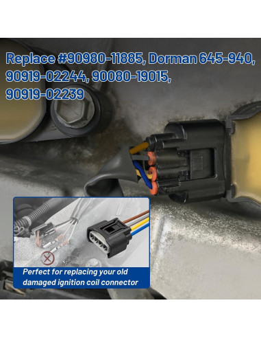 Conector Bobina de Encendido Anina 4 Pines Toyota 90980-11885