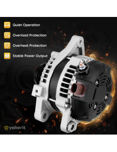 Alternador Toyota Corolla 2014-2018 1.8L 115A 12V YEHERIT 2