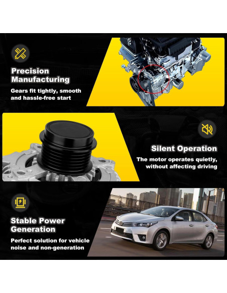 Alternador Toyota Corolla 2014-2018 1.8L 115A 12V YEHERIT