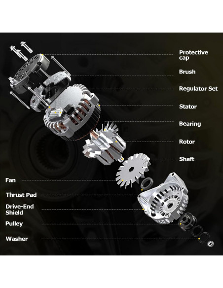 Alternador Toyota Corolla 2014-2018 1.8L 115A 12V YEHERIT