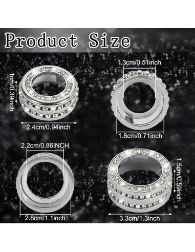 Cubierta Botón Aire Acondicionado TOMALL para Toyota Corolla 2019-2022