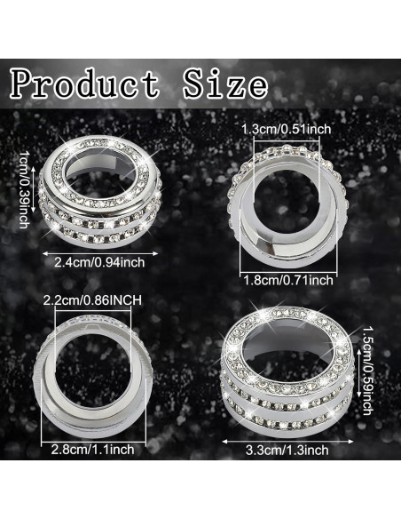 Cubierta Botón Aire Acondicionado TOMALL para Toyota Corolla 2019-2022