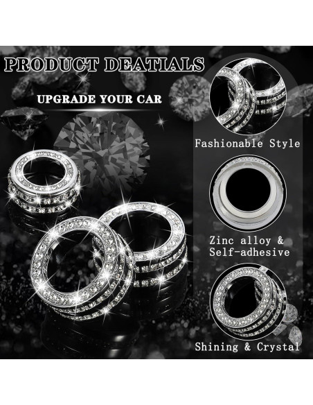 Cubierta Botón Aire Acondicionado TOMALL para Toyota Corolla 2019-2022