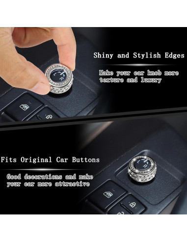 Cubierta Botón Aire Acondicionado TOMALL para Toyota Corolla 2019-2022