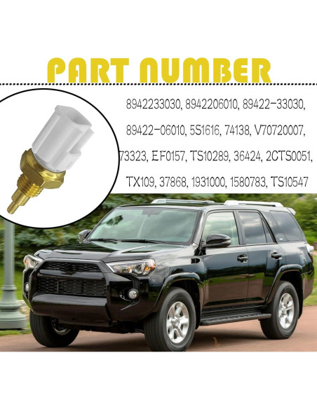 Sensor de Temperatura Agua Refrigerante GolTHd 89422-33030