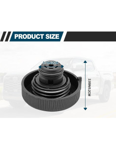 Tapa de tanque de refrigerante Icyhaws 16401-53010 compatible Toyota 2