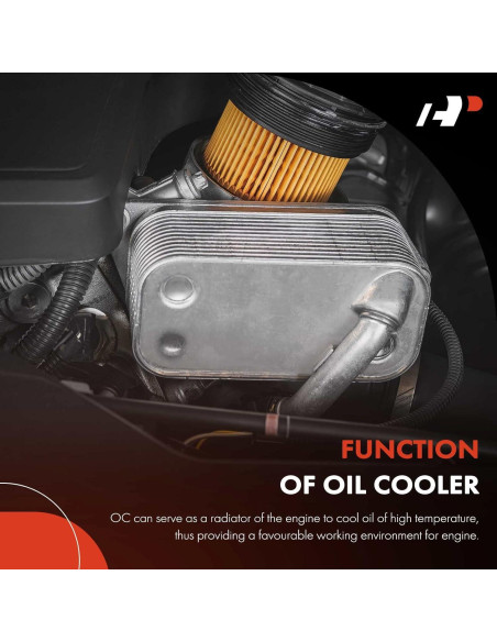 Enfriador de Aceite A-Premium para Toyota Corolla Yaris 1.8L 1.5L