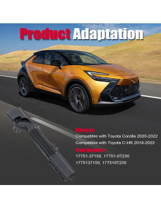 Tubo de entrada de aire FZJDSD para Toyota Corolla 2020-2022 2