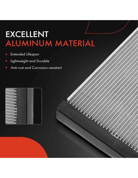 Núcleo de Evaporador A/C A-Premium para Toyota y Lexus