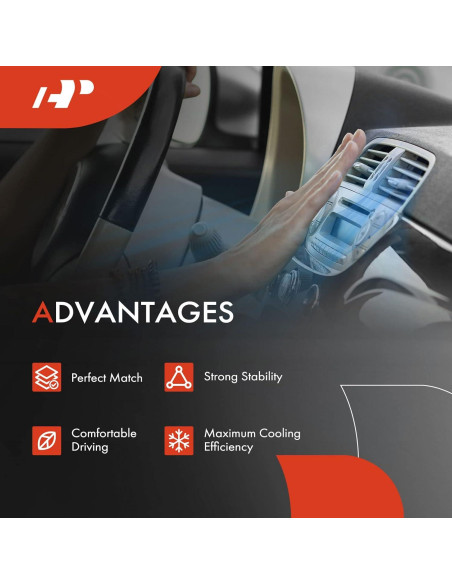 Núcleo de Evaporador A/C A-Premium para Toyota y Lexus