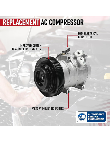 Compresor de Aire Acondicionado AA Ignition Toyota 1.8L