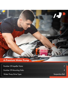 Bomba de agua A-Premium para Toyota Celica y Corolla 1.8L 2