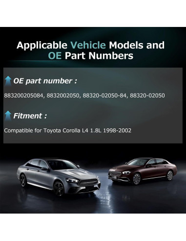 Compresor de Aire Acondicionado Mulcoll para Toyota Corolla 1.8L