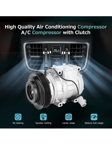 Compresor de Aire Acondicionado Mulcoll para Toyota Corolla 1.8L
