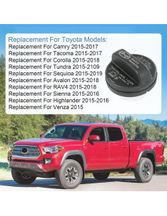 Tapa de Combustible RUIANOMG para Toyota y Lexus 2014-2020 2