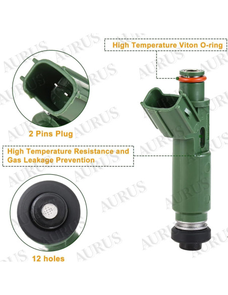 Juego de 4 Inyectores de Combustible AURUS 23250-0D040
