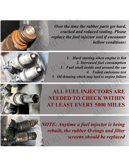 Juego de 4 Inyectores de Combustible AURUS 23250-0D040