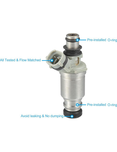 Inyector de Combustible ACROPIX para Toyota Corolla 1.6L - Paquete de 4