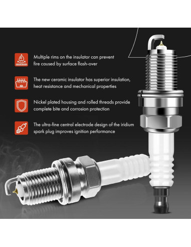 Conjunto A-Premium Bobinas de Encendido y Bujías Iridio Toyota