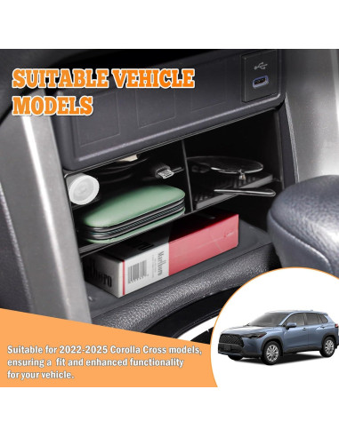Organizador consola central TACOBRO para Toyota Corolla Cross 2022-2025