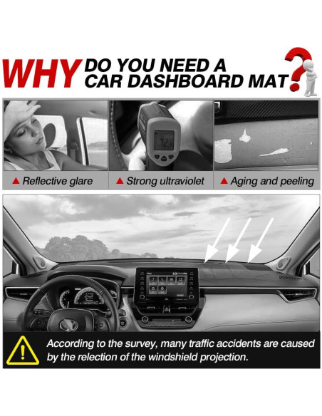 Cubierta de tablero Karltys para Toyota Corolla Cross 2022-2025