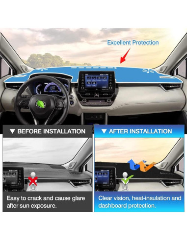 Cubierta de tablero Karltys para Toyota Corolla Cross 2022-2025